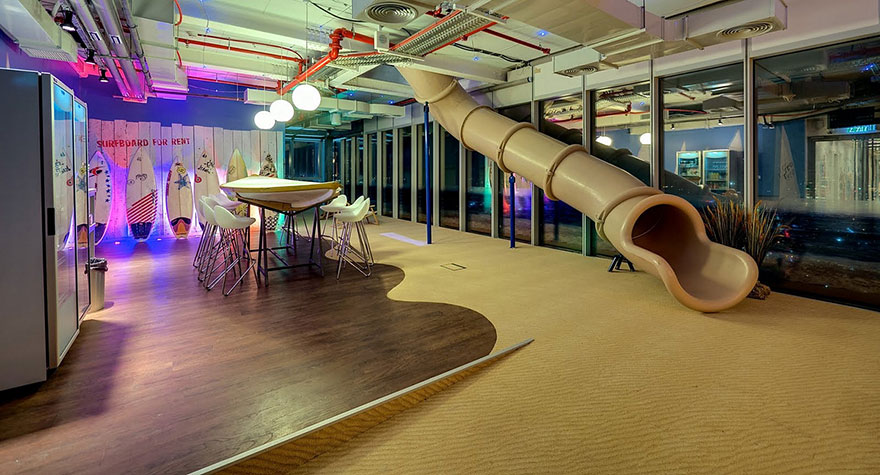 Desain Kantor Paling Keren di Dunia - Desain kantor keren - Kantor Google 06