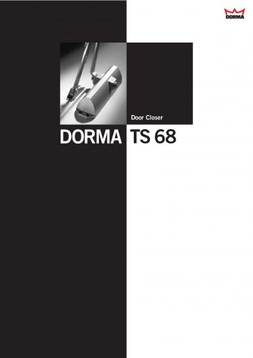 Door Closer Dorma TS 68 Hold Open