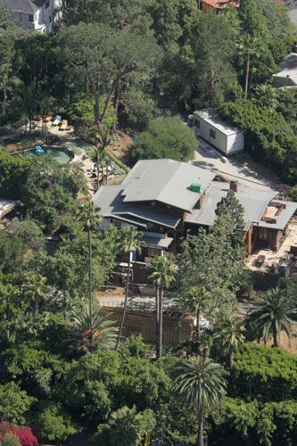 Brad Pitt's house in the Los Feliz area of Los Angeles 2008