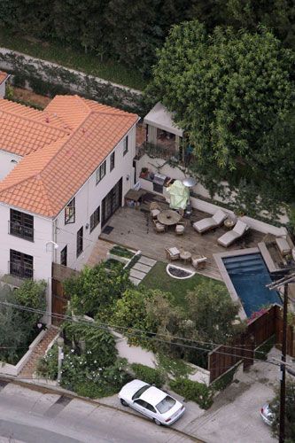 Paris Hilton's home in Hollywood hills
