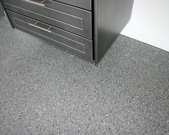 Penggunaan Epoxy Coating - Ide Contoh Epoxy - Custom Garage Cabinets