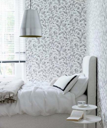 24 Contoh Desain Wallpaper Dinding yang Cantik - Feminine - Best Home Wallpaper Design