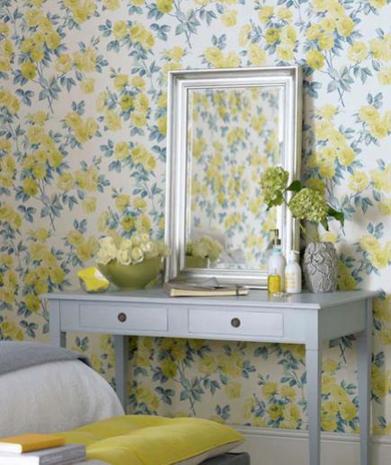 24 Contoh Desain Wallpaper Dinding yang Cantik - Flirty - Best Home Wallpaper Design