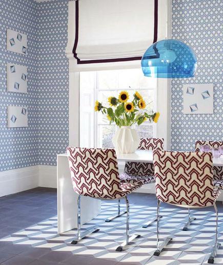 24 Contoh Desain Wallpaper Dinding yang Cantik - Geometric - Best Home Wallpaper Design