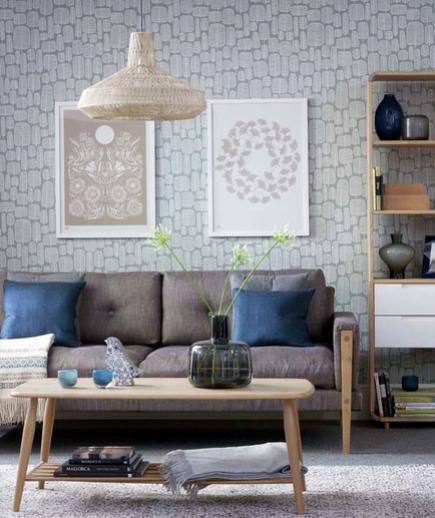 24 Contoh Desain Wallpaper Dinding yang Cantik - Subtle - Best Home Wallpaper Design