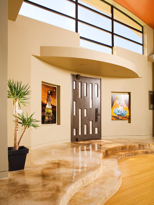 Kontraktor Pelapisan Epoxy Coating Proyek Lantai Gedung - Epoxy Coated Floor contemporary entry