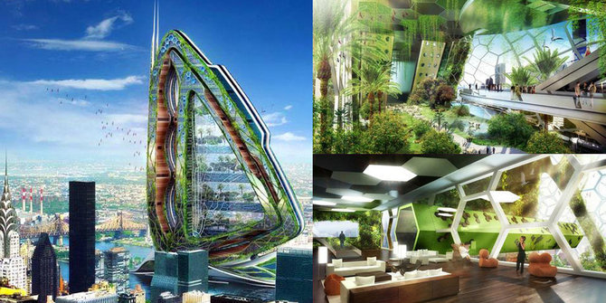 7 Arsitektur Bangunan dengan Desain Paling Futuristik yang Keren