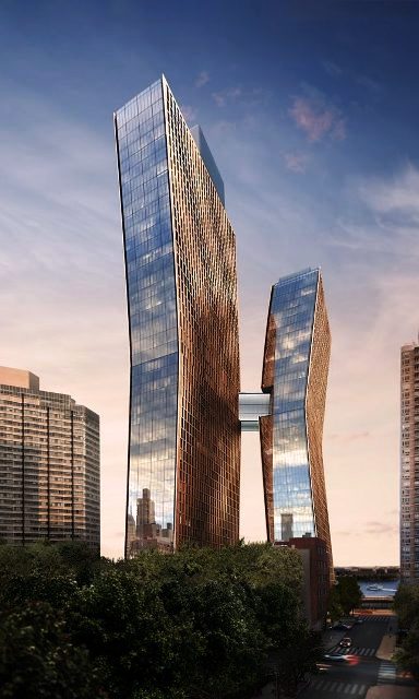 Futuristic Residential Towers for Urban People