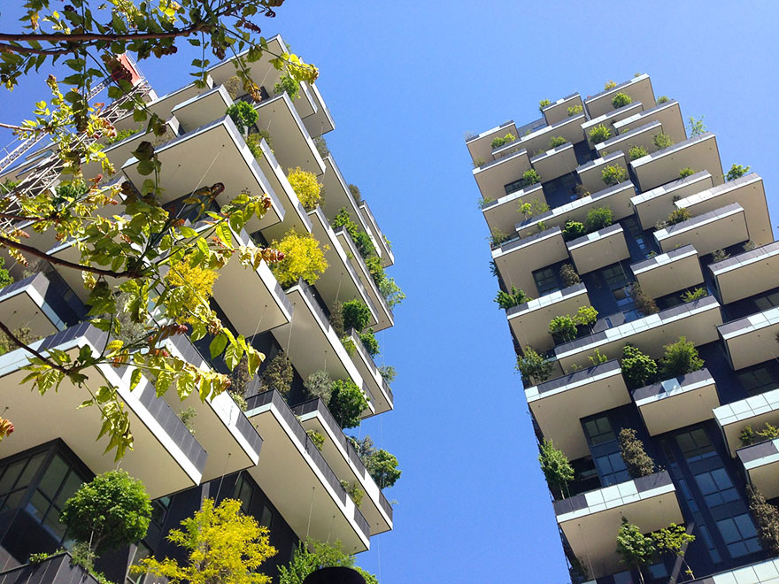 Green Apartment Design with Vertical Forest