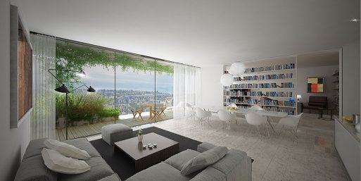 Green Apartment Design with Vertical Forest
