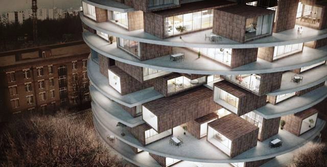 Futuristic Residential Towers for Urban People