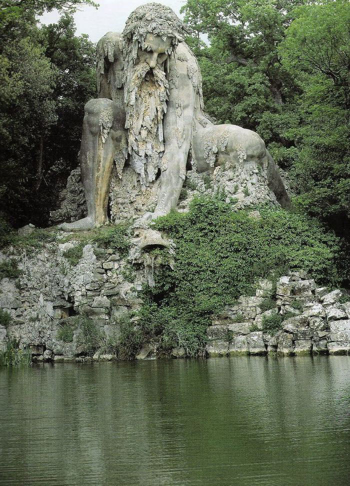 Beauties of Giant 16th Century Colossus Sculpture in Italy