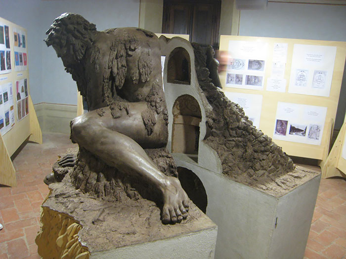 Beauties of Giant 16th Century Colossus Sculpture in Italy