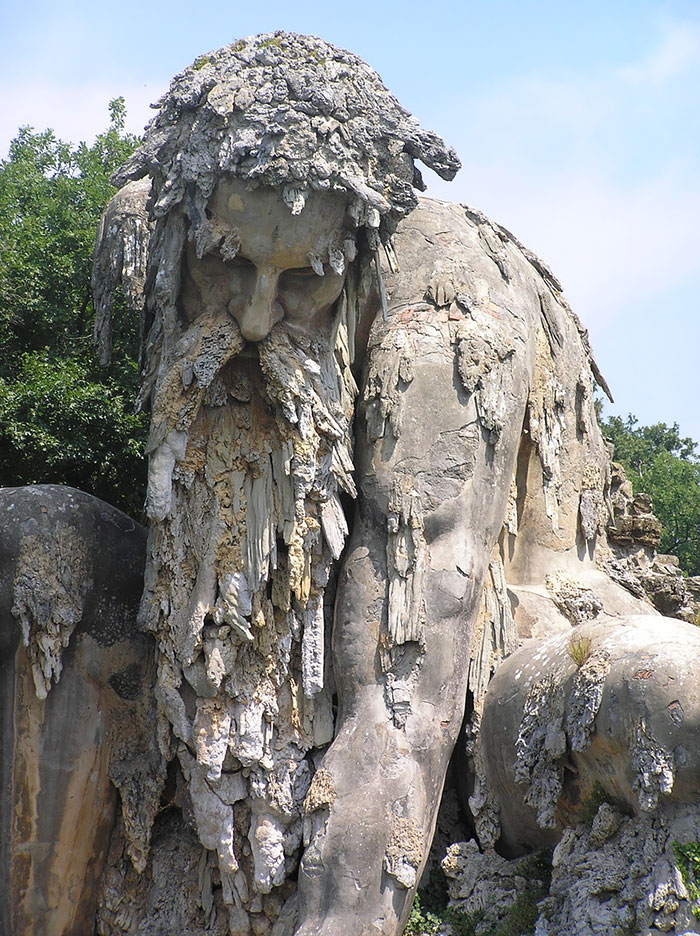 Beauties of Giant 16th Century Colossus Sculpture in Italy