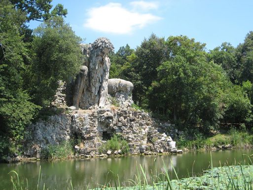 Beauties of Giant 16th Century Colossus Sculpture in Italy