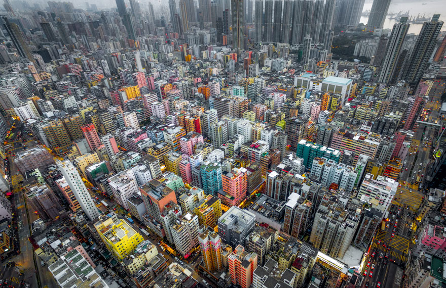 Hong Kong’s Dense Skyscrapers
