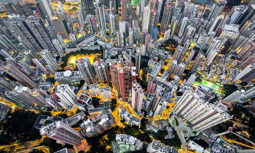 Hong Kong’s Dense Skyscrapers