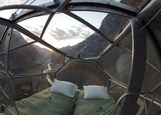 400-feet Sleeping Capsules over Peru’s Sacred Valley