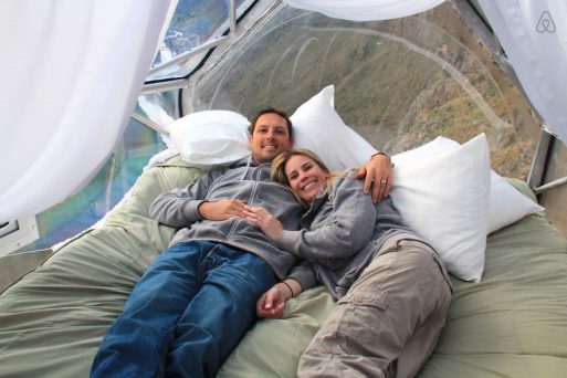 400-feet Sleeping Capsules over Peru’s Sacred Valley