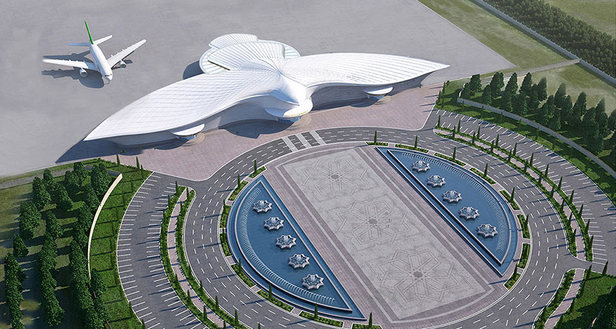 Facts about Falcon Shaped Airport in Turkmenistan