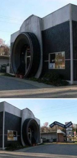 Architectural Design Look Like Camera Shape