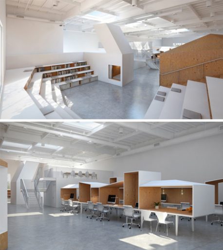 Office Designs with No Cubicle Design