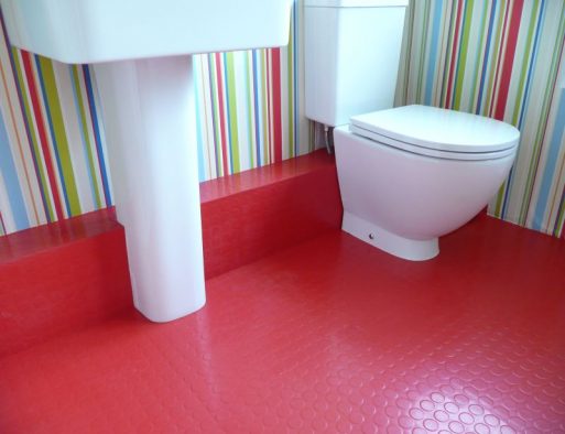 Lantai Karet dengan Desain Cantik dan Modern