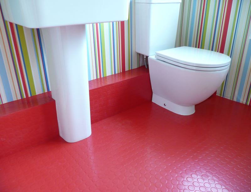 Lantai Rubber Desain Cantik Modern