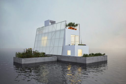 Penginapan Terapung dengan Arsitektur Modern