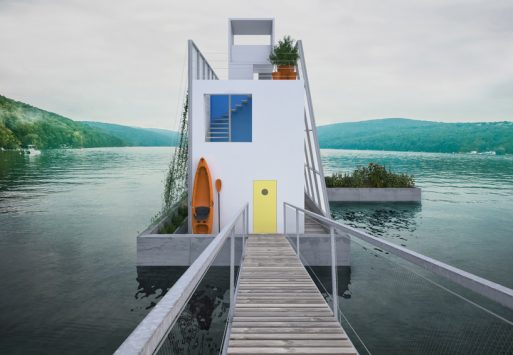Penginapan Terapung dengan Arsitektur Modern