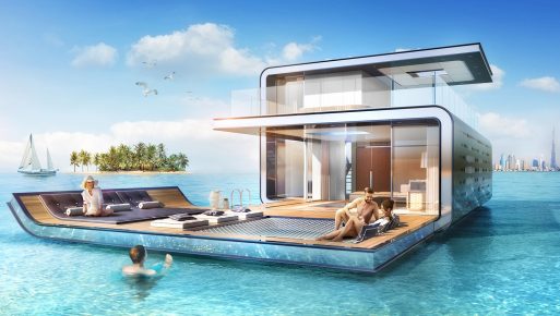 Penginapan Terapung dengan Arsitektur Modern