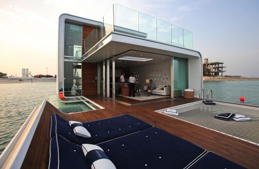 Penginapan Terapung dengan Arsitektur Modern