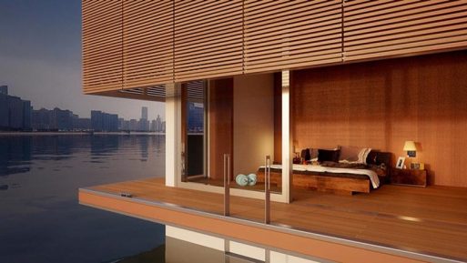 Penginapan Terapung dengan Arsitektur Modern