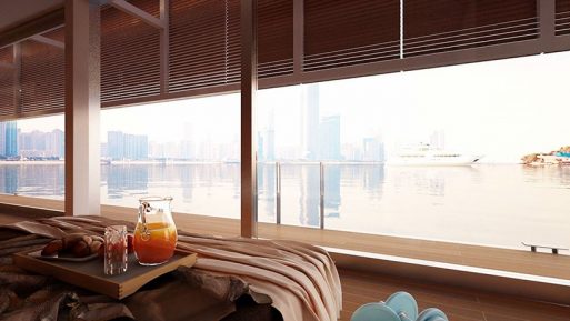 Penginapan Terapung dengan Arsitektur Modern