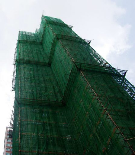 Scaffolding Bambu di Hongkong