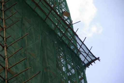 Scaffolding Bambu di Hongkong