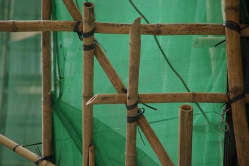 Scaffolding Bambu di Hongkong