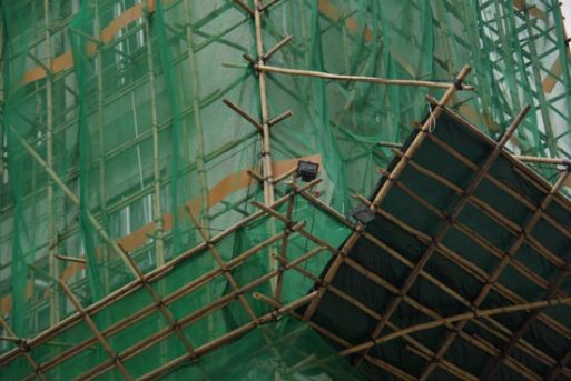Scaffolding Bambu di Hongkong