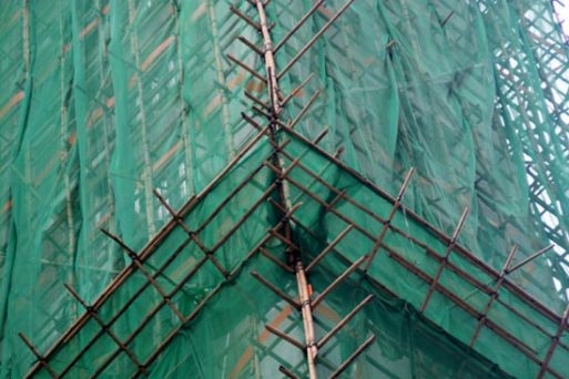 Scaffolding Bambu di Hongkong