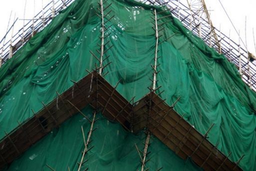 Scaffolding Bambu di Hongkong