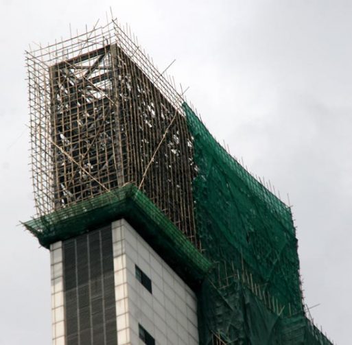 Scaffolding Bambu di Hongkong