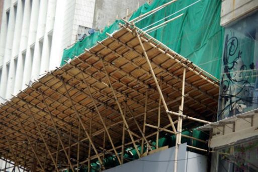 Scaffolding Bambu di Hongkong