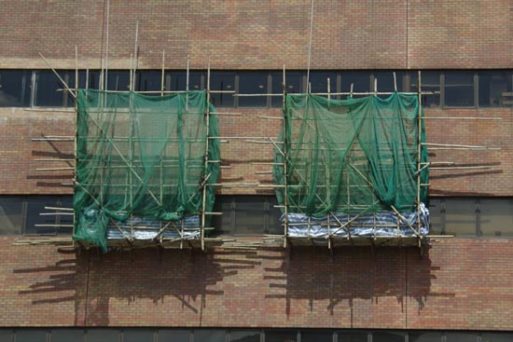 Scaffolding Bambu di Hongkong