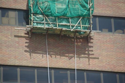 Scaffolding Bambu di Hongkong