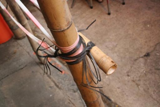 Scaffolding Bambu di Hongkong