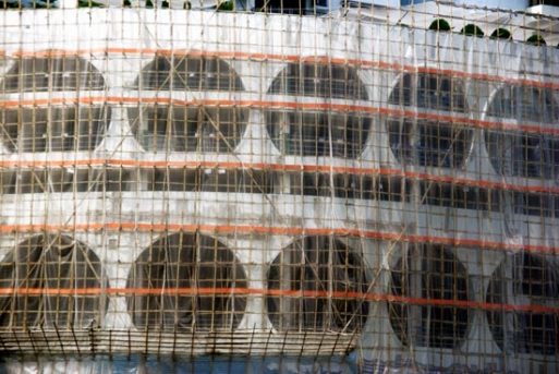 Scaffolding Bambu di Hongkong