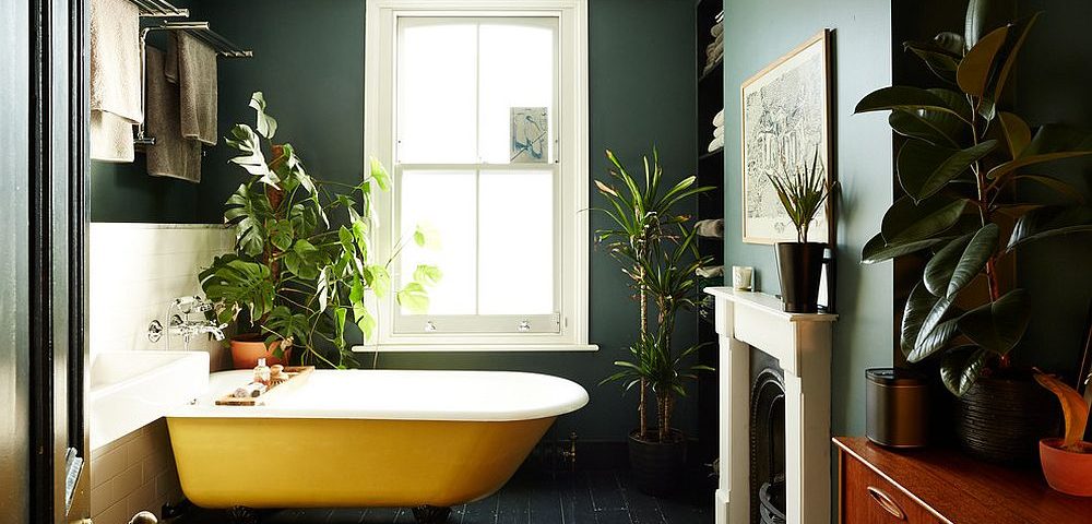 Interior Kamar Mandi Dengan Warna Elegan yang Ngetren