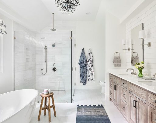 Interior Kamar Mandi Dengan Warna Elegan yang Ngetren