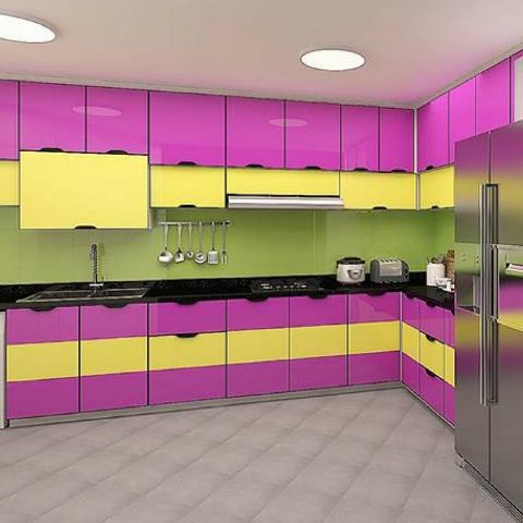 Kabinet dapur yang mudah dibongkar-pasang
