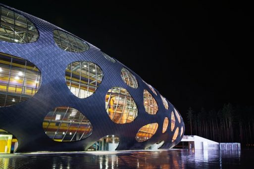 Eksterior Berbungkus Aluminium Reflektif